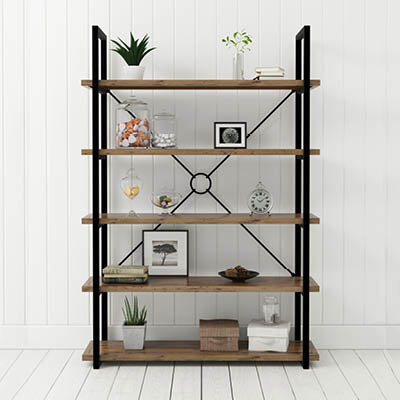 Oak Bookcases Hardwood & Corner Bookcases HomePlus Furniture