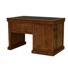Oxford Antique Pine Small Single Pedestal Desk