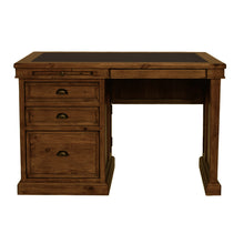 Oxford Antique Pine Small Single Pedestal Desk