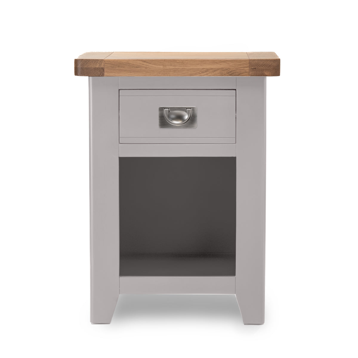 Gloucester Grey 1 Drawer Bedside Table HomePlus Furniture