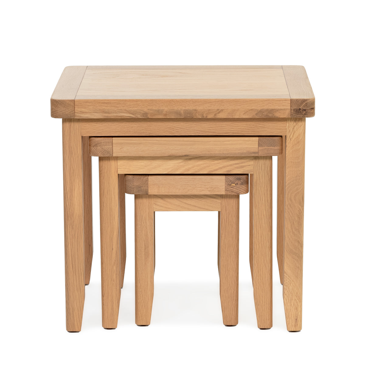 Gloucester Oak Nest of 3 Tables HomePlus Furniture