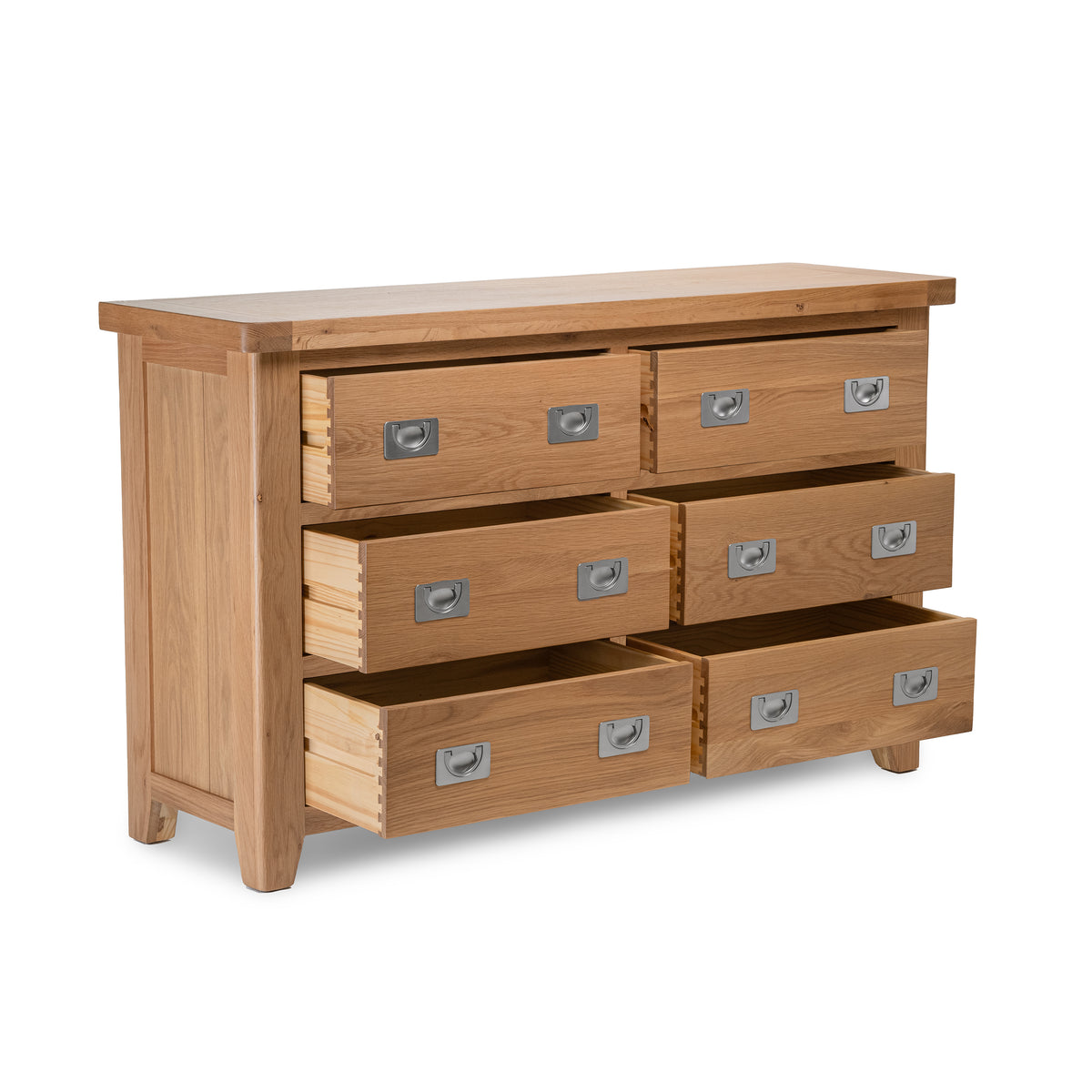 Gloucester Oak 6 Drawer Chest HomePlus Furniture