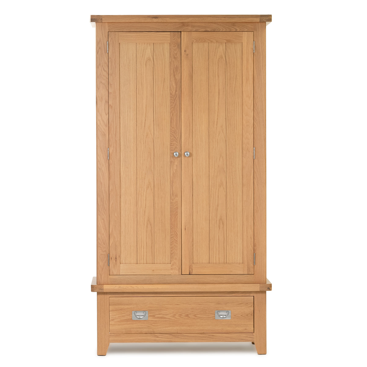 Gloucester Oak Double Wardrobe HomePlus Furniture