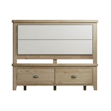 Hove Smoked Oak 5ft Kingsize Bed with Drawer Footboard