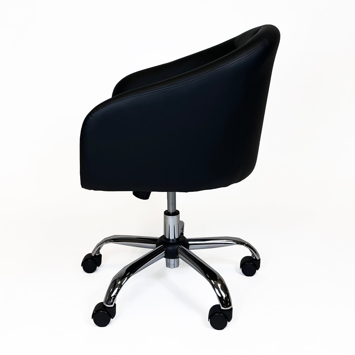 Isabella Swivel Office Chair Black HomePlus Furniture