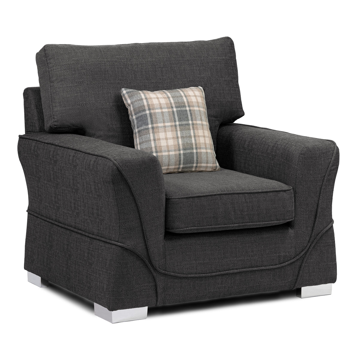 New York Grey Armchair HomePlus Furniture