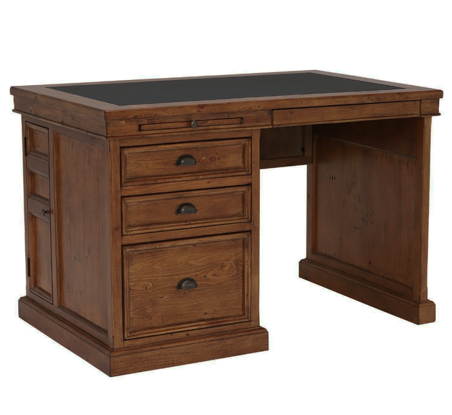 Small pedestal store desk