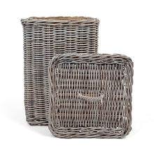 Square Rattan Laundry Basket | Large