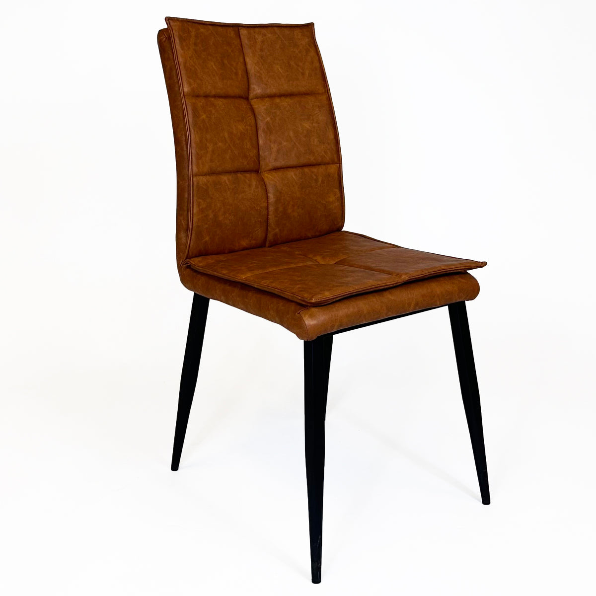 Sutton Industrial Dining Chair Brown HomePlus Furniture