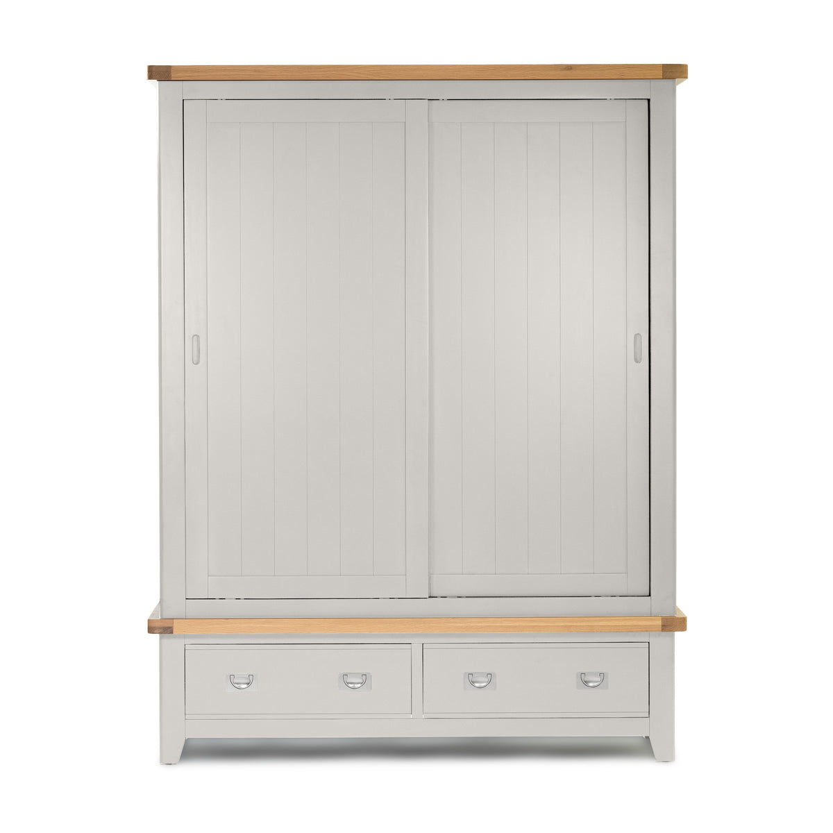 Gloucester Grey Large Double Sliding Door Wardrobe HomePlus Furniture