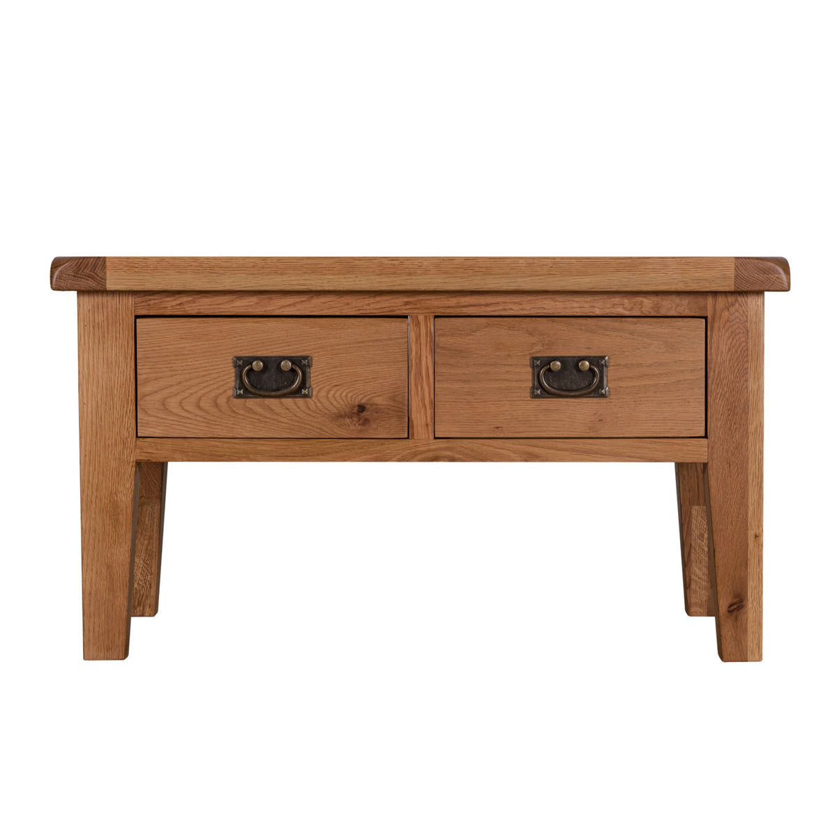 Cambridge Oak Coffee Table With Drawers – HomePlus Furniture