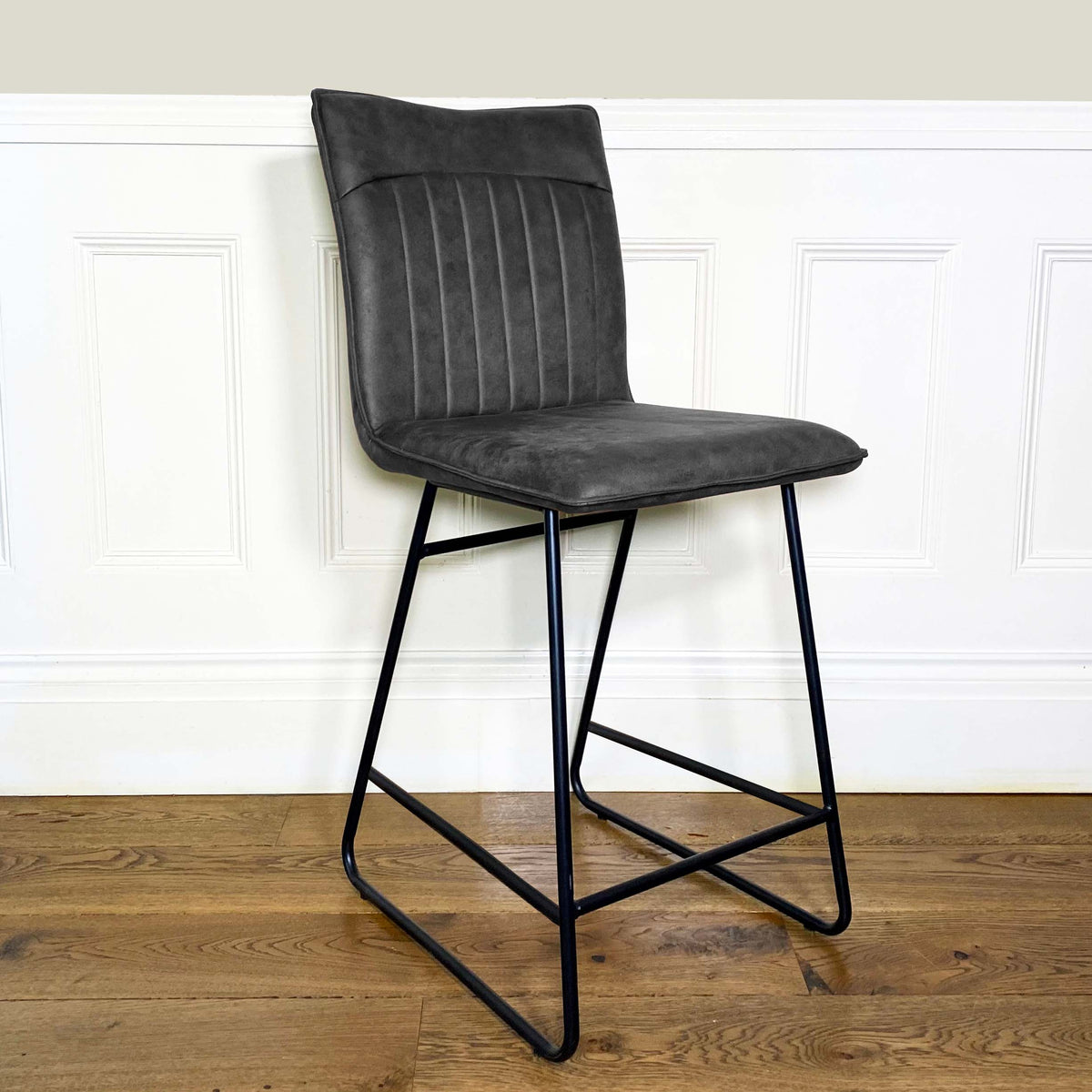 Cooper Bar Stool Grey HomePlus Furniture