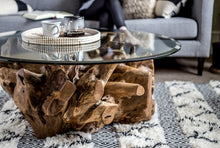Teak Root Round Coffee Table - HomePlus Furniture