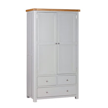 Cambridge Grey Painted Oak Larder Unit - HomePlus Furniture