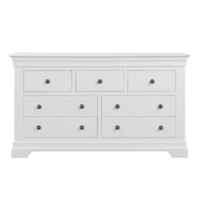 Chantilly Warm White 3 Over 4 Chest Of Drawers