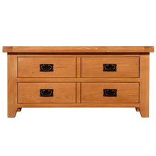 Cambridge Oak Storage Coffee Table - HomePlus Furniture