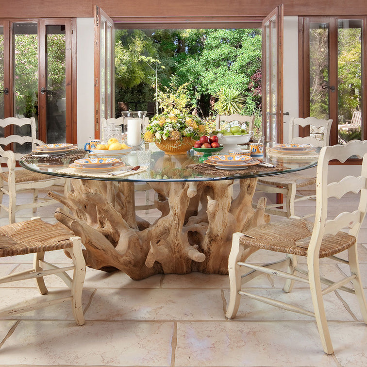 Teak Root Dining Table – HomePlus Furniture
