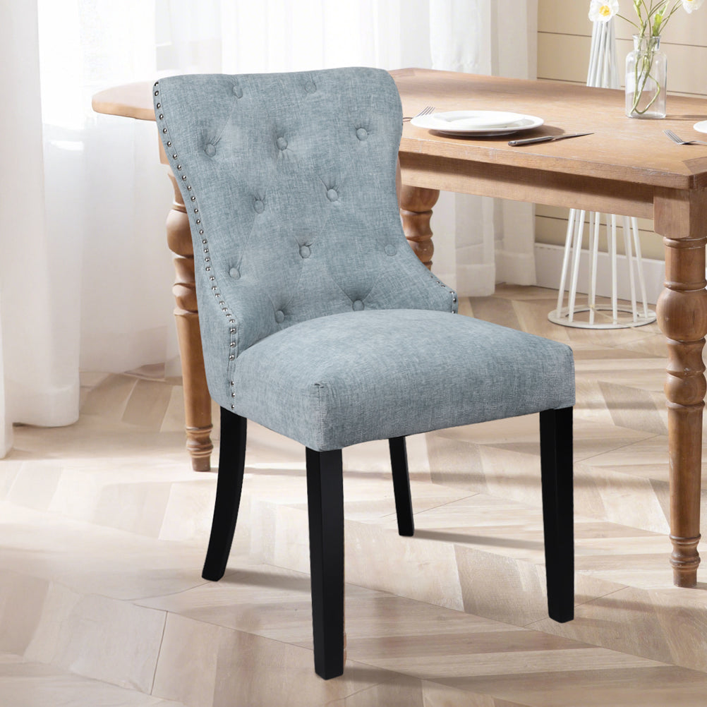 Broadway Livid Button Back Dining Chair (Set of 2)