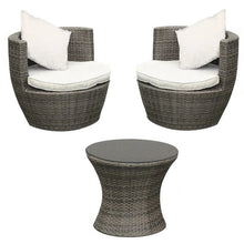 Egg Rattan Bistro Set