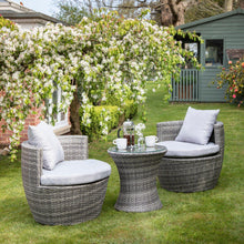 Egg Rattan Bistro Set
