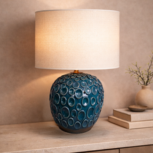Taranto Teal Lamp