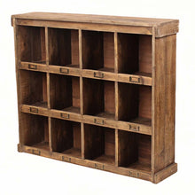 Heritage Natural Pigeon Hole Storage Unit
