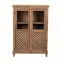 Heritage Natural Glass Display Cabinet