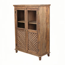 Heritage Natural Glass Display Cabinet