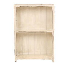 Heritage Distressed White Small Bookcase
