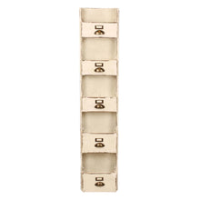 Heritage Distressed White Display Storage Unit