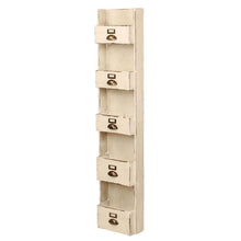 Heritage Distressed White Display Storage Unit