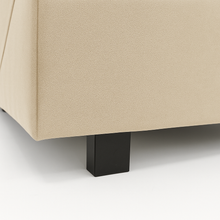 Bantry 3ft Single Fabric Bed | Biscuit