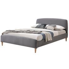Otley 5ft Kingsize Fabric Bed | Charcoal