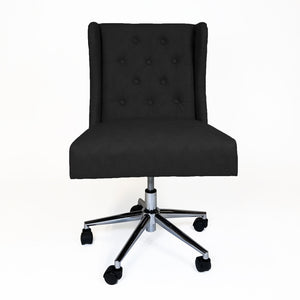 Amelia Swivel Office Chair | Black