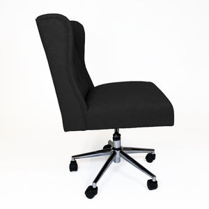 Amelia Swivel Office Chair | Black