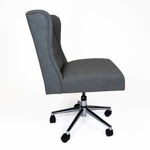 Amelia Swivel Office Chair | Grey