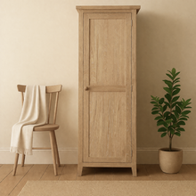 Bath Whitewash Oak Shaker Cupboard