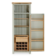 Burford Sage Green Painted Oak Pantry Unit