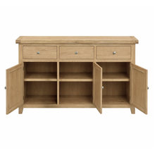 Bath Whitewash Oak Large Sideboard