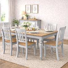 Brighton Grey Painted Extending Dining Table (1.8 m-2.3 m) - Grade B