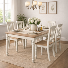 Brighton Warm White Painted Extending Dining Table (1.8 m-2.3 m) - Grade B