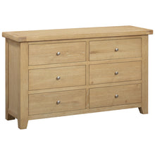 Bath Whitewash Oak 6 Drawer Chest
