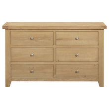 Bath Whitewash Oak 6 Drawer Chest