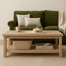Bath Whitewash Oak Coffee Table