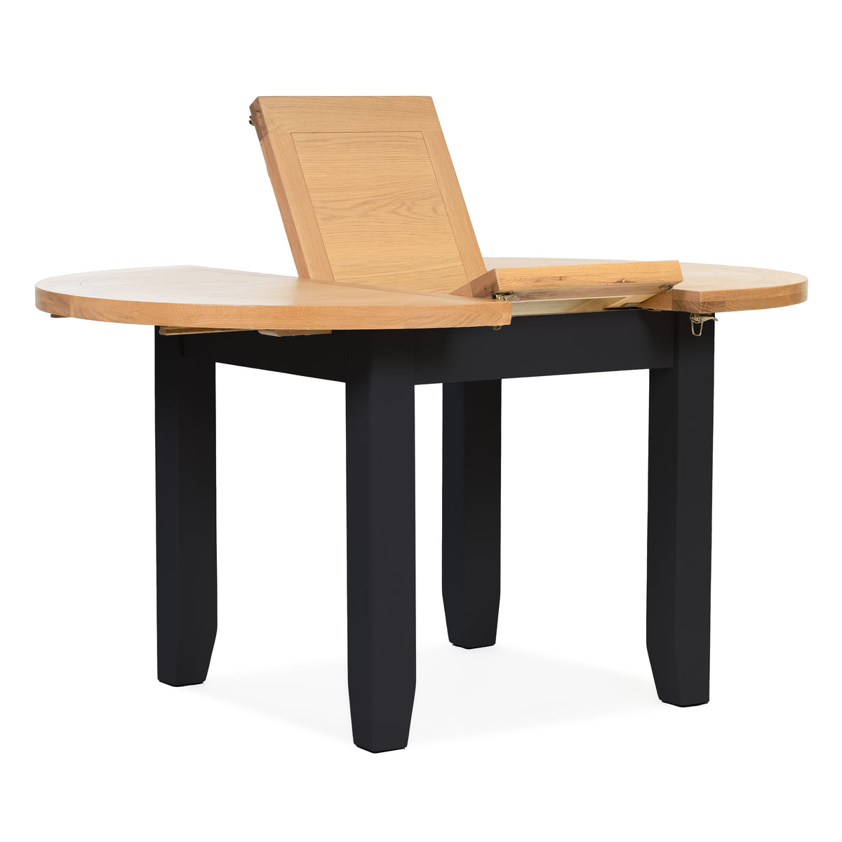 Gloucester Railings Round Extending Dining Table (1.1 m-1.5 m ...