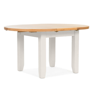 Gloucester Stone Round Extending Dining Table (1.1 m-1.5 m)