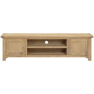 Bath Whitewash Oak Extra Large TV Unit
