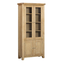 Bath Whitewash Oak Display Cabinet