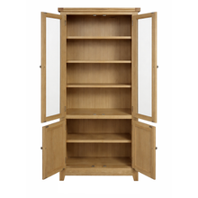 Bath Whitewash Oak Display Cabinet