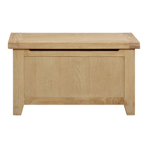 Bath Whitewash Oak Blanket Box